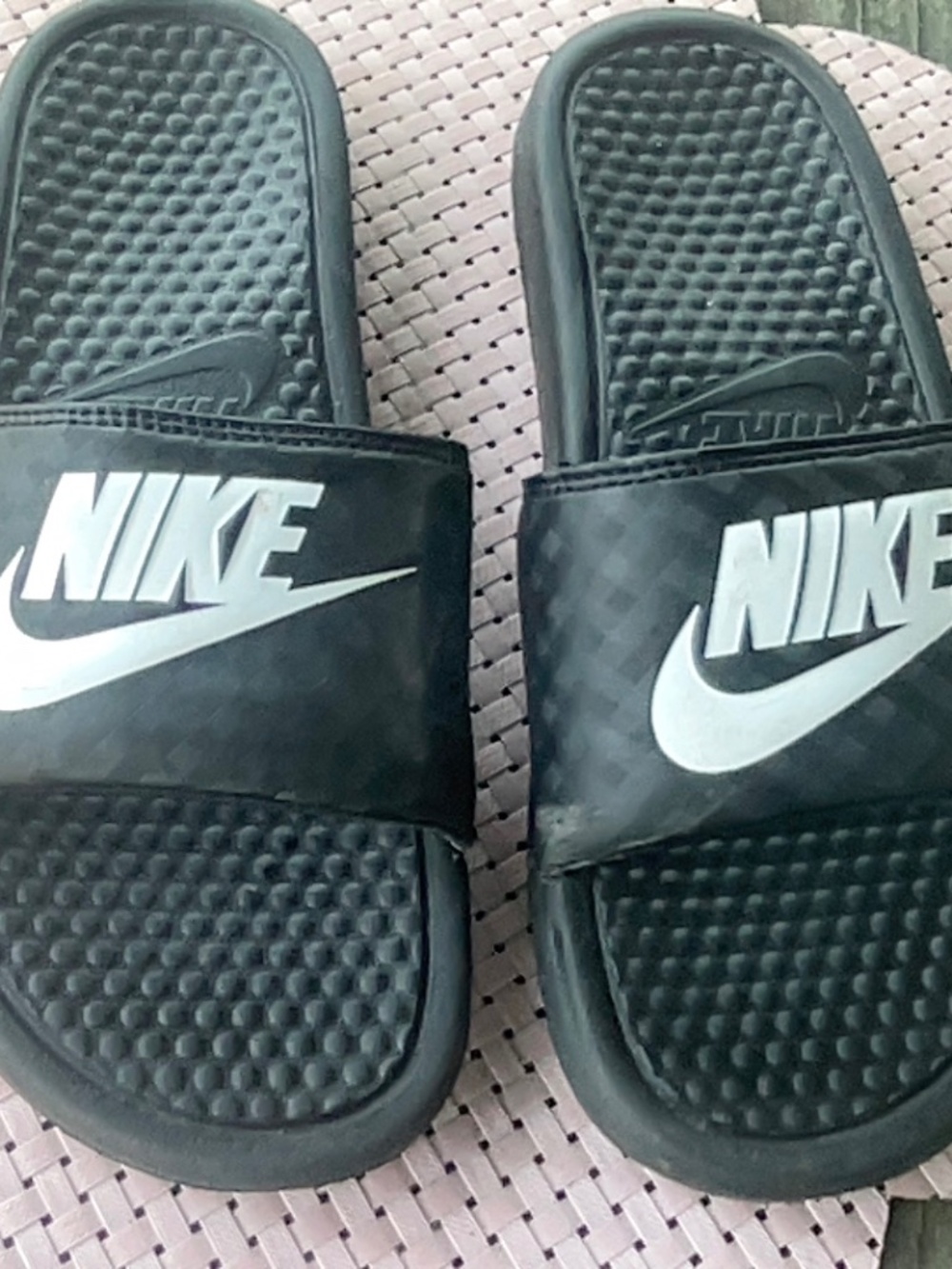 Women's Black Nick Slip on Sandals